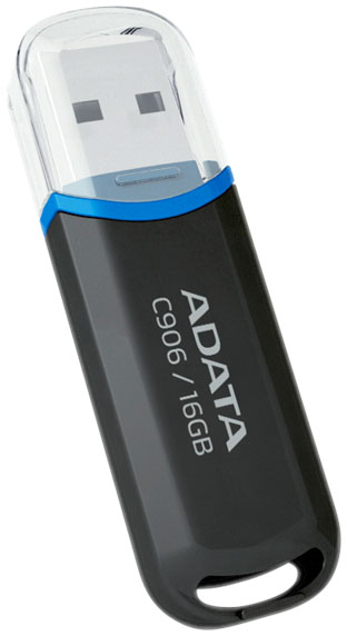 

Флешка Adata C906 Black 16 ГБ AC906-16G-RBK