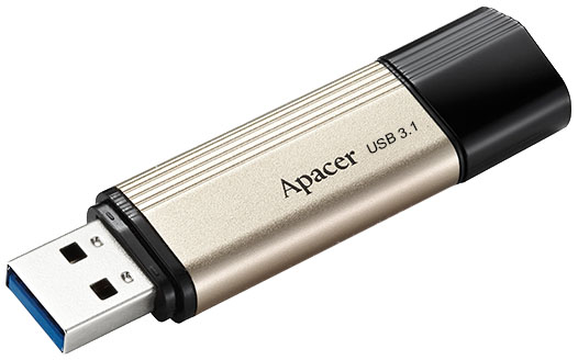 

Флешка Apacer AH353 Gold 64 ГБ AP64GAH353C-1