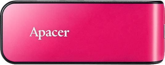 

Флешка Apacer AH334 Pink 16 ГБ AP16GAH334P-1