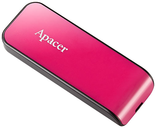 

Флешка Apacer AH334 Pink 32 ГБ AP32GAH334P-1