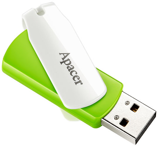 

Флешка Apacer AH335 Green 32 ГБ AP32GAH335G-1
