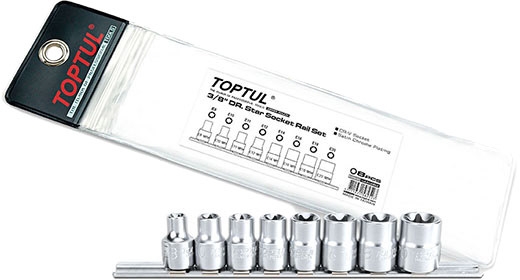 

Набор торцевых головок Toptul GAAG0802 8 шт.
