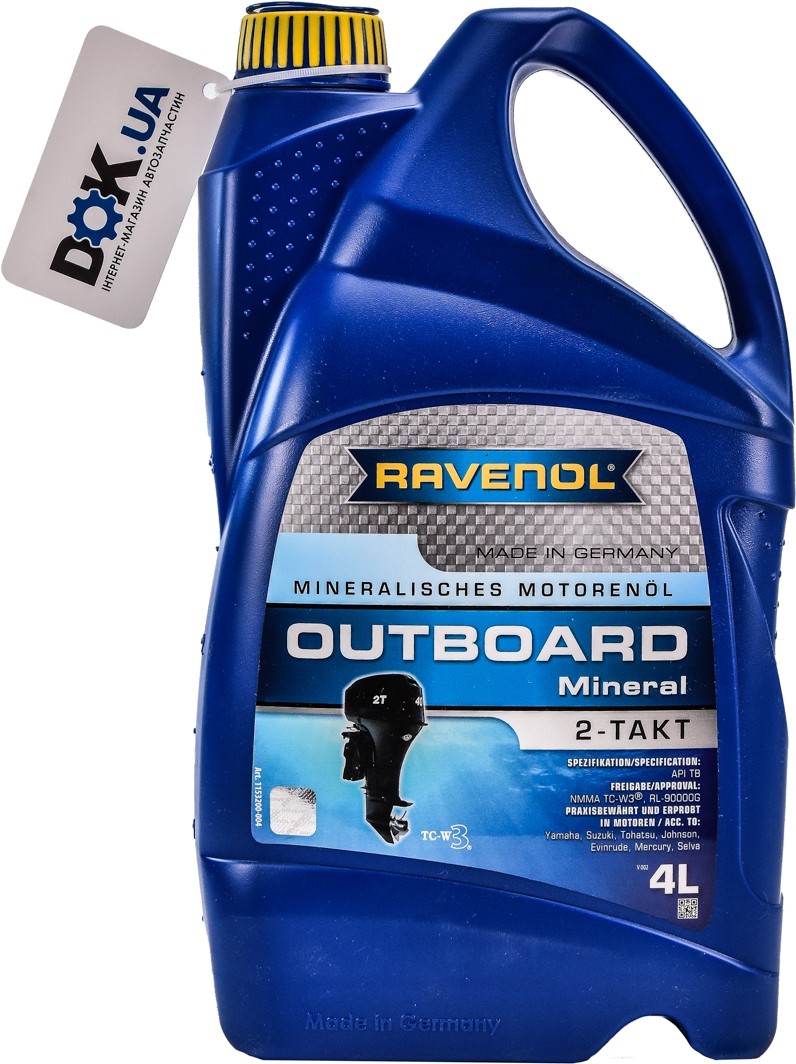

Моторное масло 2T Ravenol Outboard минеральное 1153200004