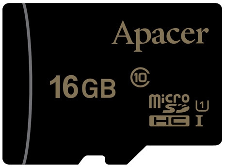 

Карта памяти Apacer microSDHC 16 ГБ AP16GMCSH10U1-RA