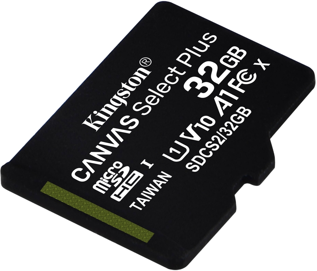 

Карта памяти Kingston Canvas Select Plus microSDHC 32 ГБ SDCS2/32GBSP