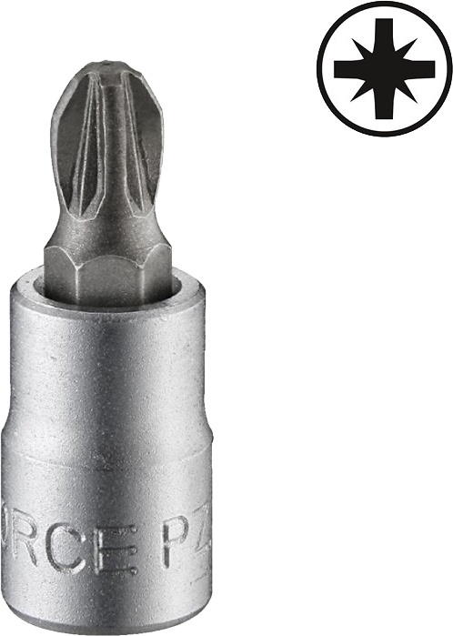 

Торцевая головка с битой Force 322320 PZ 0 1/4"