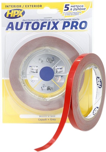 

Двухсторонний скотч HPX AF0905 акриловая 9 мм x 5 м