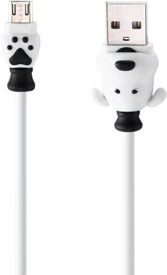 

Кабель Remax Dog Styled RC-106MWHITE USB - Micro USB 1 м