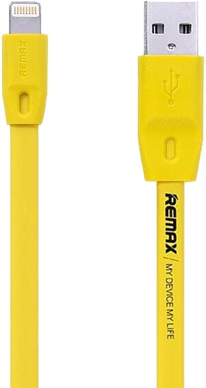 

Кабель Remax Full Speed RC-001IYELLOW USB - Apple Lightning 1 м