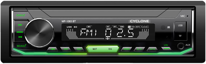 

Магнитола Cyclone MP-1083G BT 3080