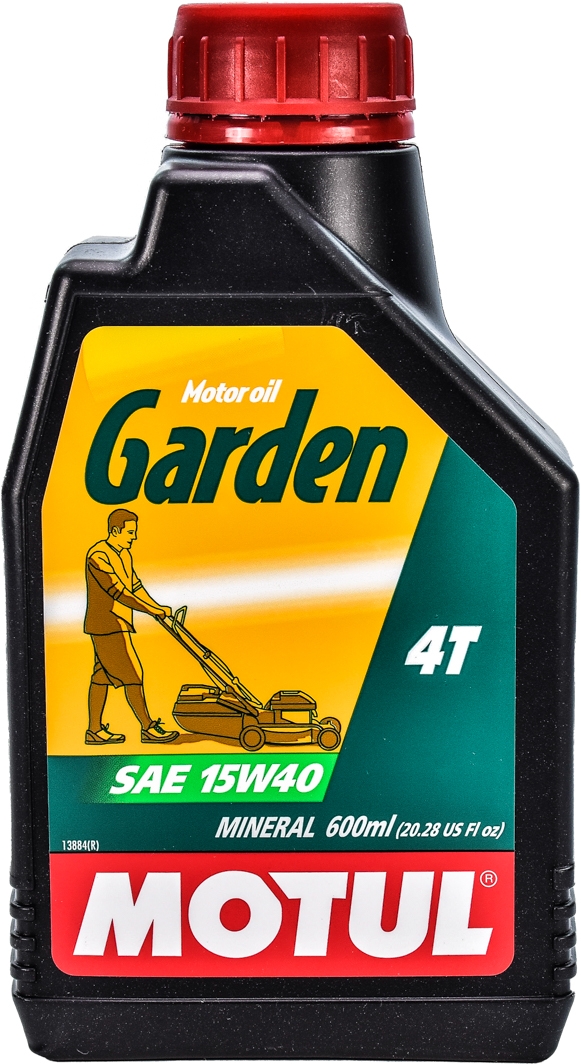 

Моторное масло 4T Motul Garden 15W-40 минеральное 835002