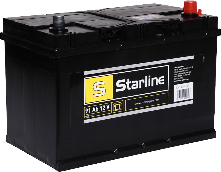 

Аккумулятор Starline 6 CT-91-R BASL95JP