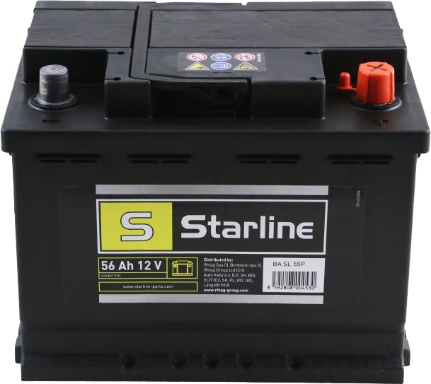 

Аккумулятор Starline 6 CT-56-R BASL55P