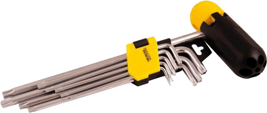 

Набор ключей TORX MasterTool 75-0962 T10-T50 9 шт