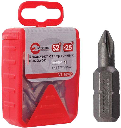 

Набор бит Intertool VT-5942 25 шт.