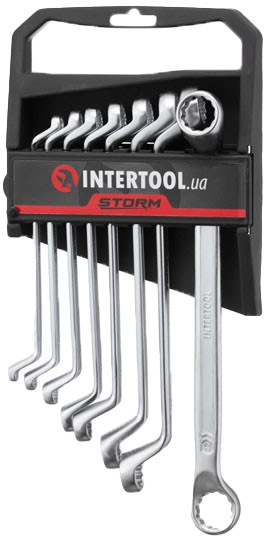 

Набор ключей накидных Intertool XT-1202 6x7-20x22 мм 8 шт