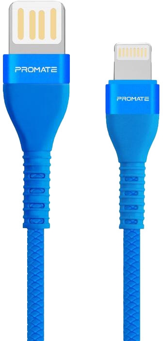 

Кабель Promate VIGORAY-I-BLUE USB - Apple Lightning 1,2 м