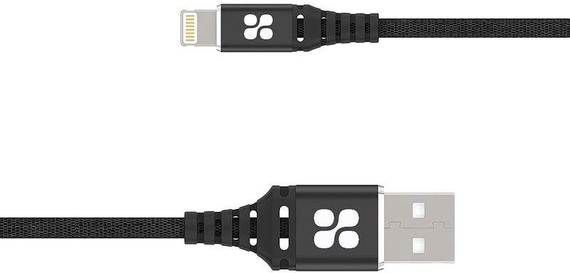 

Кабель Promate NERVELINK-I-BLACK USB - Apple Lightning 1,2 м