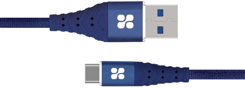 

Кабель Promate NERVELINK-C-BLUE USB - USB type-C 1,2 м