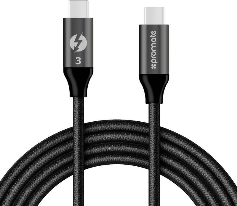 

Кабель Promate THUNDERLINK-C20-BLACK USB type-C - USB type-C 1 м