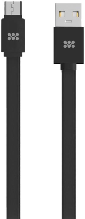 

Кабель Promate LINKMATE-U2F-BLACK USB - Micro USB 1,2 м