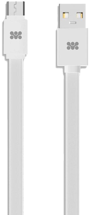 

Кабель Promate LINKMATE-U2F-WHITE USB - Micro USB 1,2 м