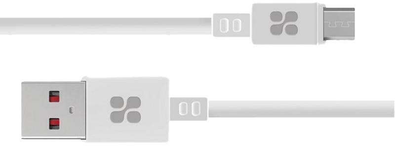

Кабель Promate MicroCord-1 MICROCORD-1-WHITE USB - Micro USB 1,2 м