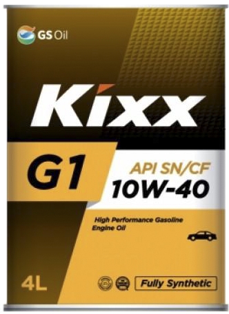 

Моторное масло Kixx G1 10W-40 полусинтетическое GS1131302