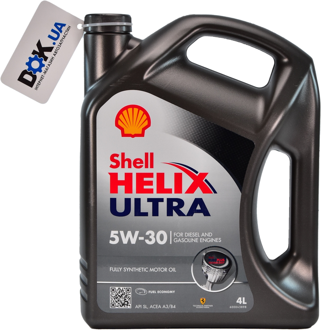 

Моторное масло Shell Helix Ultra 5W-30 синтетическое 550040623