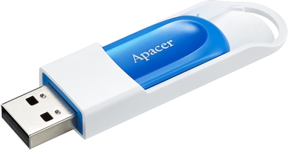 

Флешка Apacer AH23A 64 ГБ AP64GAH23AW-1