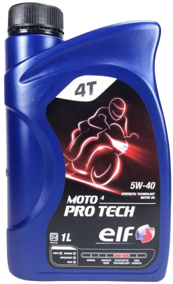 

Моторное масло 4T Elf Moto 4 Pro Tech 5W-40 синтетическое 198259