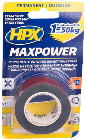 

Двухсторонний скотч HPX OT2502S акриловая 25 мм x 1,5 м