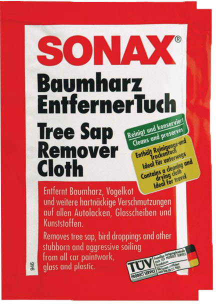 

Салфетки Sonax Tree Sap Remover Cloth 390000 2 шт