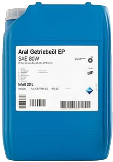 

Трансмиссионное масло Aral EP GL-4 80W синтетическое 15113
