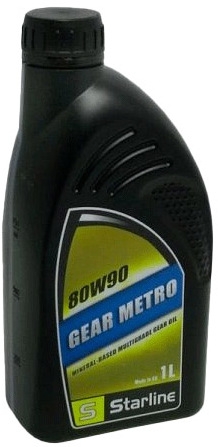 

Трансмиссионное масло Starline Gear Metro 80W-90 минеральное NAM-1