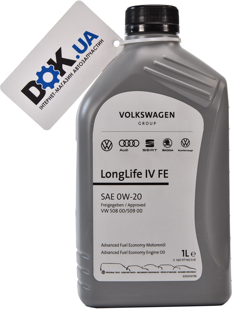 

Моторное масло VAG LongLife IV FE 0W-20 синтетическое GS60577M4