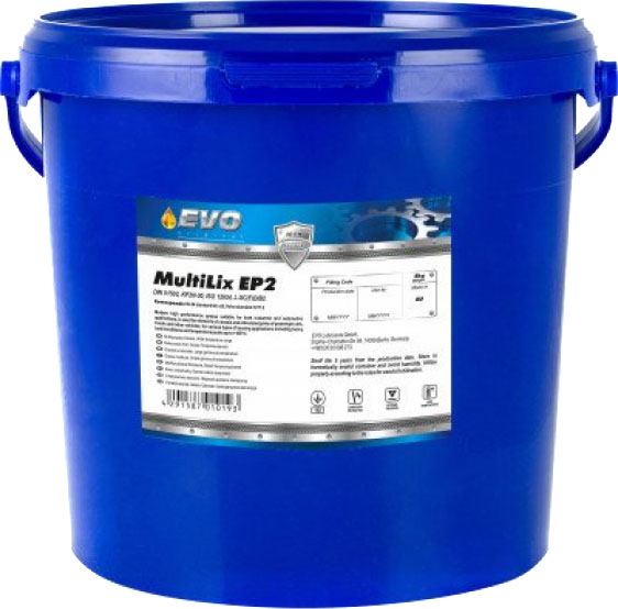 

Смазка EVO MultiLiX EP2 литиевая GREASEMULTXEP25KG
