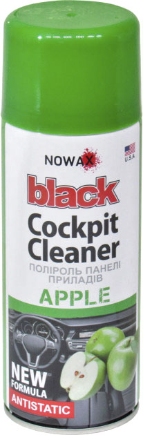 

Полироль для салона Nowax "Black" Cockpit Cleaner яблоко 200 мл NX00208