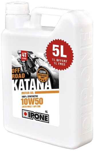 

Моторное масло 4T Ipone Off Road Katana 10W-50 синтетическое 800017