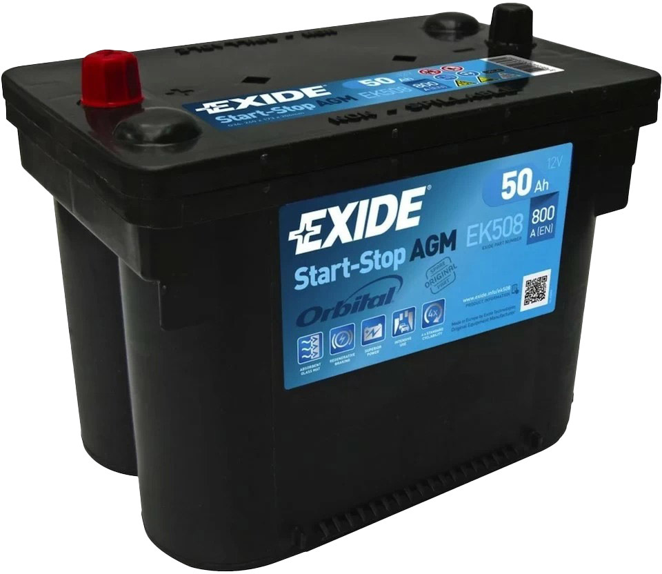 

Аккумулятор Exide 6 CT-50-L Start-Stop AGM EK508