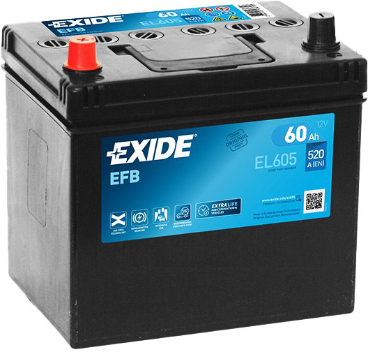 

Аккумулятор Exide 6 CT-60-L Start-Stop EFB EL605