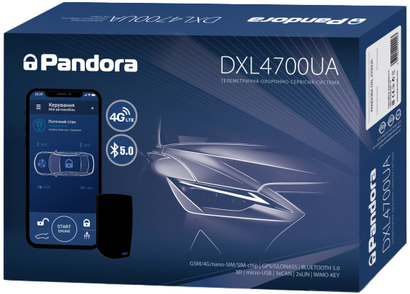 

GSM-сигнализация Pandora DXL-4700 UA DXL-4700UA