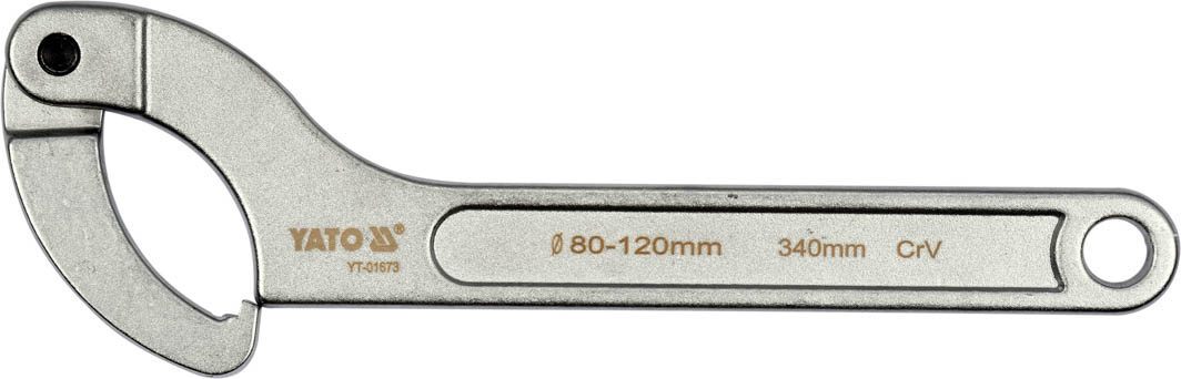 

Ключ шлицевой Yato YT-01673 I-образный 80-120 мм с шарниром