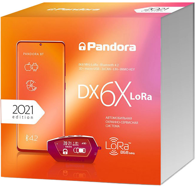 

Двусторонняя сигнализация Pandora DX-6X LoRa DX-6XLORA