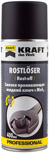 

Смазка KRAFT Rostlöser жидкий ключ с MoS2 KF004