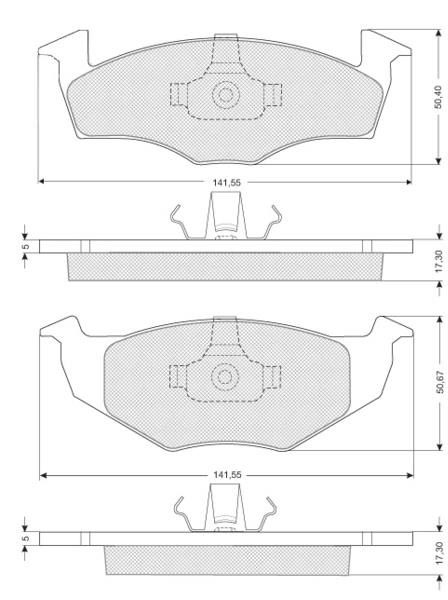 

Starline BDS006S Тормозные колодки