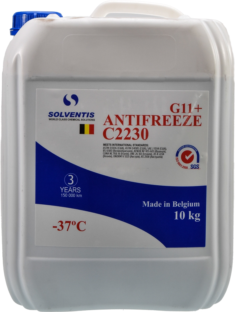 

Готовый антифриз Solventis G11+ синий -37 °C c2230b10l