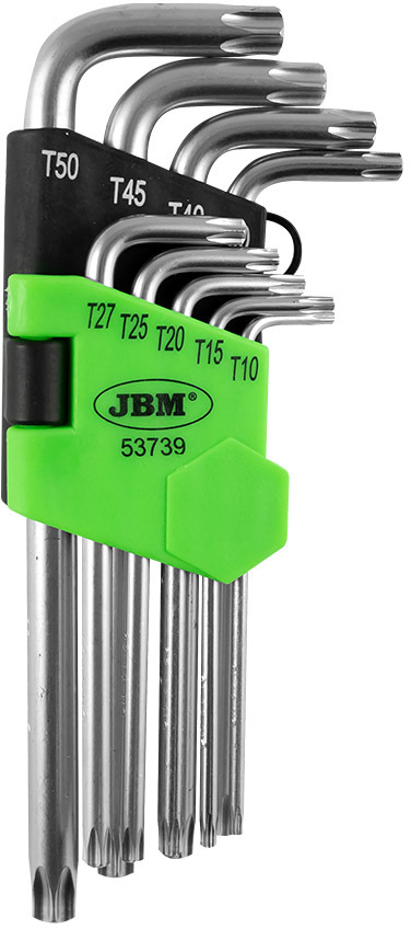 

Набор ключей TORX JBM 53739 T10-T50 9 шт