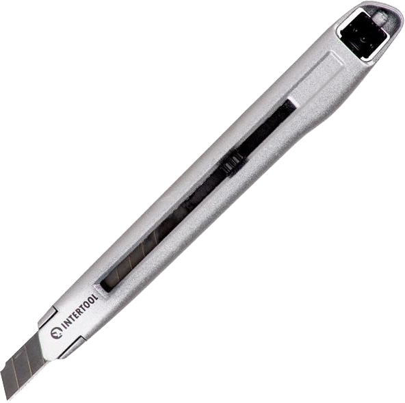 

Нож канцелярский Intertool HT-0509 сегментированное лезвие