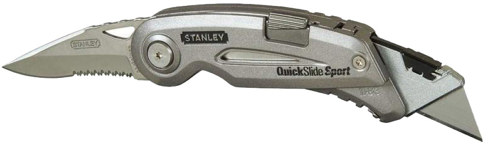 

Нож монтажный Stanley Quick Slide Sport 0-10-813 монолитное лезвие